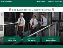 Tablet Screenshot of eatonhouseschools.com